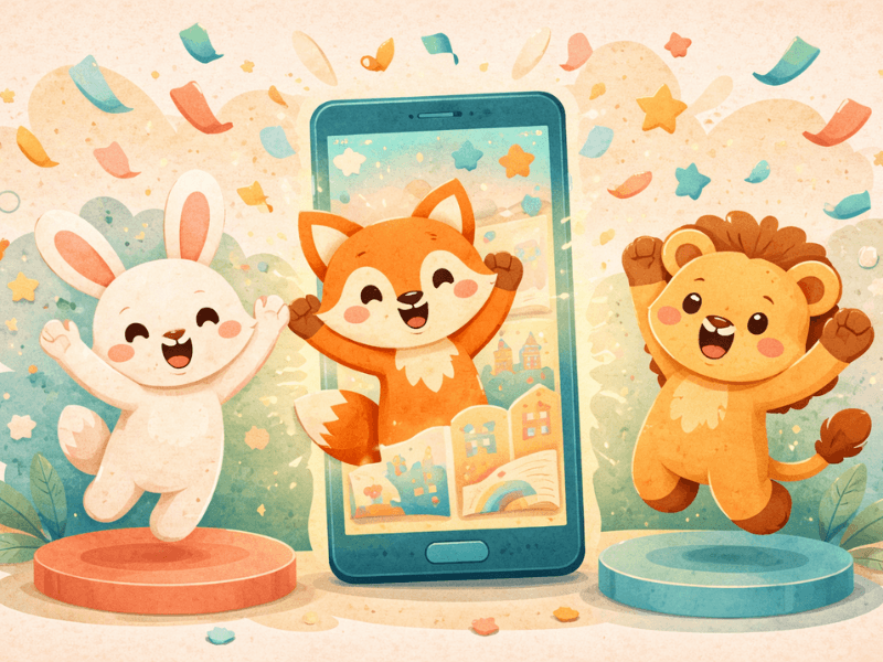 شخصيات حكاياتي تحتفل